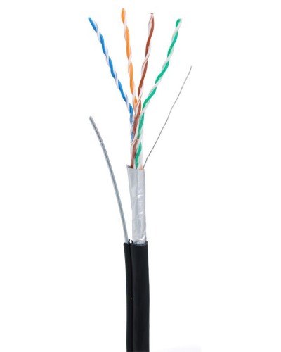 F/UTP 4pair, Cat5e, Out, Sw (EC-UF004-5E-PE-SW-BK). Кабель «витая пара» (LAN) для структурированных систем связи. NETLAN в Хасавюрте