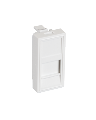 EC-IMH-1-WT-10 (10шт). Вставка 45x45 (Mosaic) для 1 модуля Keystone Jack. NETLAN в Хасавюрте