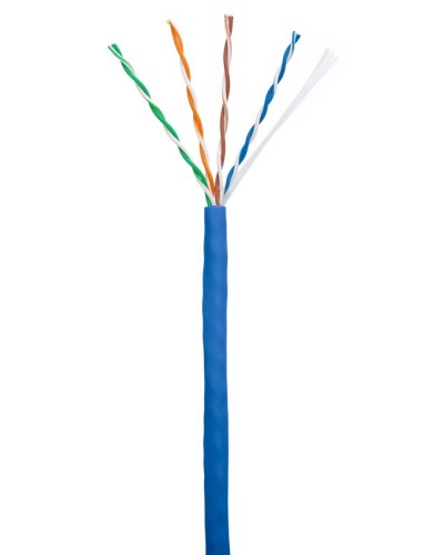 U/UTP 4pair, Cat5e, In, PVC (EC-UU004-5E-PVC-BL). Кабель «витая пара» (LAN) для структурированных систем связи. NETLAN в Хасавюрте