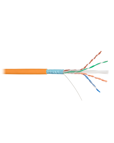 F/UTP 4pair, Cat6, Solid, In, PVC (NKL 9240C-OR). Кабель «витая пара» (LAN) для структурированных систем связи. NIKOLAN в Хасавюрте