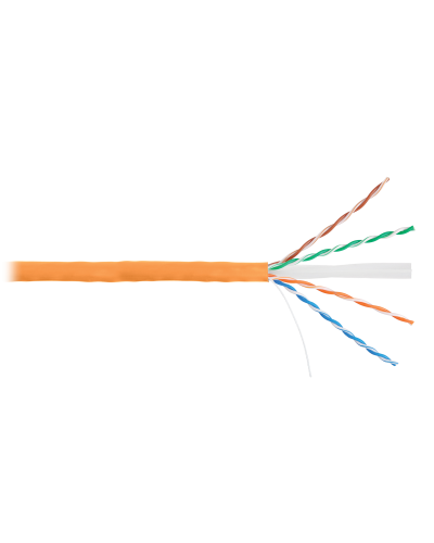 U/UTP 4pair, Cat6, Solid, In, нг(А)-HF (NMC 9140C-OR). Кабель «витая пара» (LAN) для структурированных систем связи. NIKOMAX в Хасавюрте