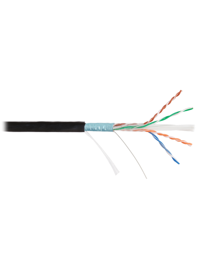 F/UTP 4pair, Cat6a, Solid, Out, PVC (NMC 4255B-BK). Кабель «витая пара» (LAN) для структурированных систем связи. NIKOMAX в Хасавюрте