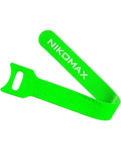 NMC-CTV150-12-SB-GN-10 (10шт). Стяжка-липучка с мягкой пряжкой. NIKOMAX в Хасавюрте