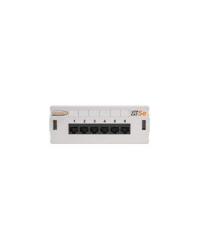 NMC-WP06UD2-GY. Патч-панель настенная 6 портов, Кат.5е. NIKOMAX в Хасавюрте