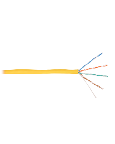 U/UTP 4pair, Cat5e, Solid, In, нг(А)-HF (NMC 9100C-YL). Кабель «витая пара» (LAN) для структурированных систем связи. NIKOMAX в Хасавюрте