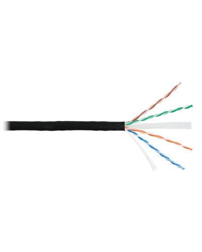 U/UTP 4pair, Cat6, Solid, Out, PVC (NMC 4140B-BK). Кабель «витая пара» (LAN) для структурированных систем связи. NIKOMAX в Хасавюрте