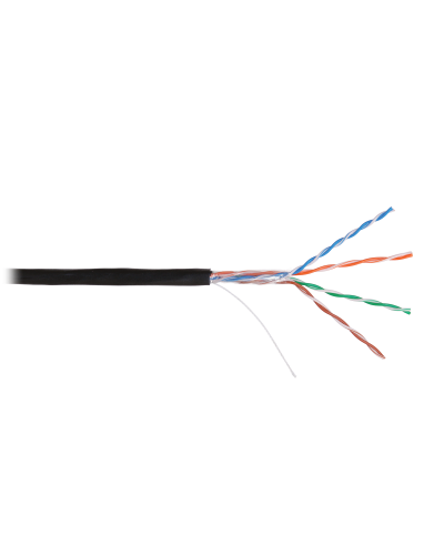 U/UTP 4pair, Cat5e, Solid, Out, нг(А)-HF (NMC 2100B-BK). Кабель «витая пара» (LAN) для структурированных систем связи. NIKOMAX в Хасавюрте