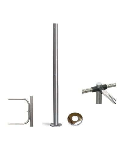 PERCo-BH02 2-16 с крышкой. Стойка с отверстием под стопорный механизм поворотной секции. PERCo в Хасавюрте