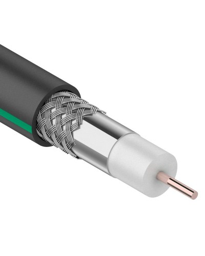 SAT 703 B, Cu/Al/Al, 75%, 75 Ом, 100 м, черный OUTDOOR. PROconnect. (01-2436-1). Кабель коаксиальный радиочастотный. PROCONNECT в Хасавюрте