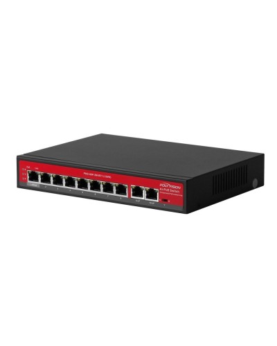 PND-08P-2G (120W). Коммутатор AI 10-портовый с функцией PoE. Polyvision в Хасавюрте