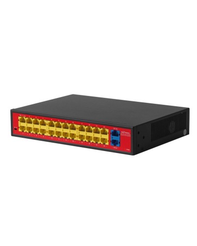 PND-24P-2G Lite (250W). Коммутатор неуправляемый 26-портовый с функцией PoE. Polyvision в Хасавюрте