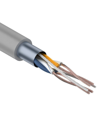 F/UTP, CAT 5e, PVC, 2PR, 24AWG, INDOOR, STRANDED, серый, 305м, REXANT (01-0125). Кабель «витая пара» (LAN) для структурированных систем связи. Rexant в Хасавюрте