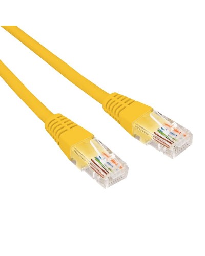 Патч-корд U/UTP CAT 6, RJ45-RJ45, 26AWG, LSZH, желтый, 0.5м REXANT (02-0295-05). Патч-корд UTP. Rexant в Хасавюрте