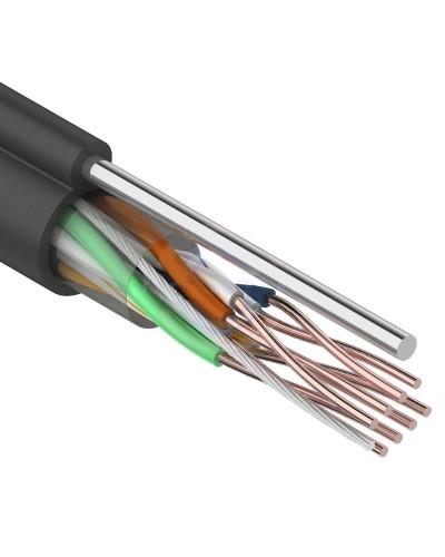U/UTP 4PR 24AWG CAT5e 305м OUTDOOR+ТРОС*1 REXANT (01-0046). Кабель «витая пара» (LAN) для структурированных систем связи. Rexant в Хасавюрте