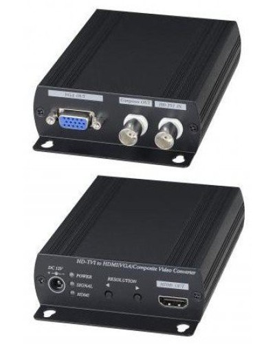 AD001HD4. Преобразователь-разветвитель AHD/HDCVI/HDTVI в HDMI/VGA/CVBS. SC&T в Хасавюрте