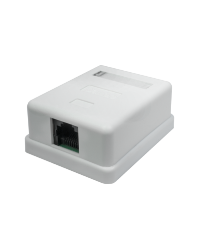 Розетка настенная RJ-45, 8P8C, Cat.5e, 1 порт UTP (10-0307): Компьютерная розетка в Хасавюрте