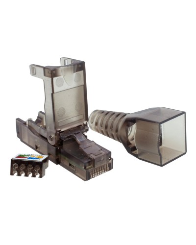 Коннектор 8P8C UTP 6A (RJ-45) безынструментальный (10-0239). Разъем RJ-45. SUPRLAN в Хасавюрте