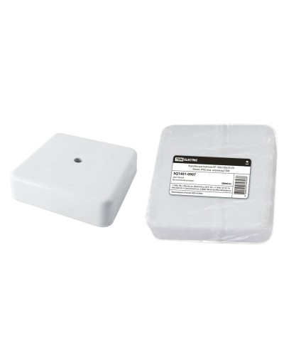 Коробка КР 100х100х29 ОП белая, IP40 (SQ1401-0907). Распаячная коробка. TDM ЕLECTRIC в Хасавюрте