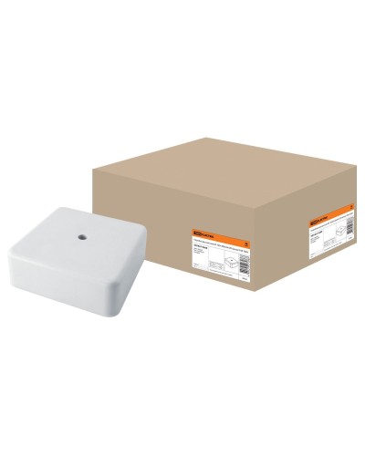 Коробка КР 100х100х44 ОП белая, IP40 (SQ1401-0209). Распаячная коробка. TDM ЕLECTRIC в Хасавюрте