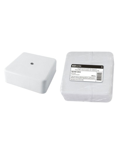 Коробка КР 100х100х44 ОП белая, IP40, с клеммной колодкой (SQ1401-0910). Распаячная коробка. TDM ЕLECTRIC в Хасавюрте
