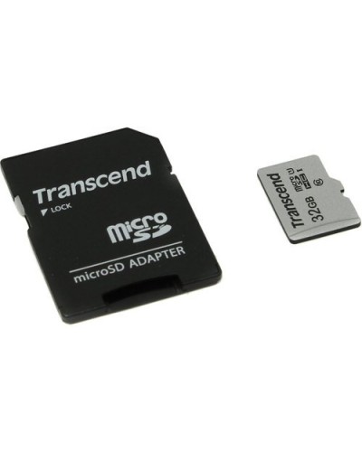 TS32GUSD300S-A. Карта памяти microSDXC, 32 ГБ, Class 10. TRANSCEND в Хасавюрте