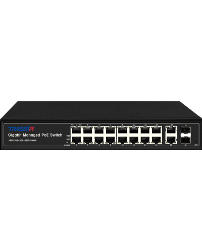 TR-NS24202S-300-16PoE. Коммутатор с PoE. Trassir в Хасавюрте