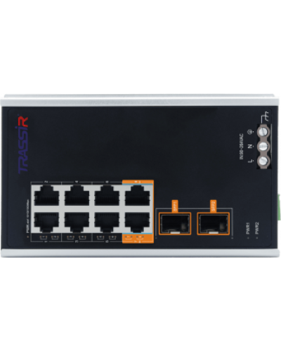 TR-NS15102S-130-8POE. Коммутатор с PoE. Trassir в Хасавюрте