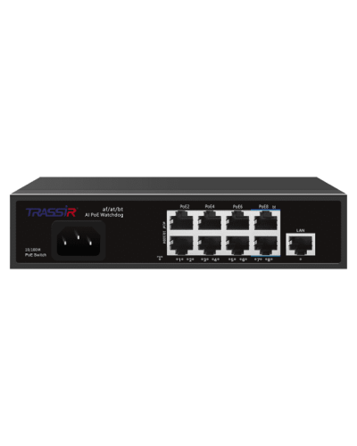 TR-NS1109-120-8PoE. Коммутатор с PoE. Trassir в Хасавюрте