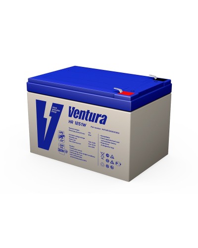 Ventura HR 1251W. Аккумулятор герметичный свинцово-кислотный. Ventura в Хасавюрте
