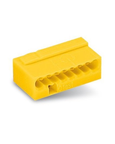 WAGO 243-508 Клемма MICRO 8-проводная желтая. Клемма для распределительных коробок. WAGO в Хасавюрте