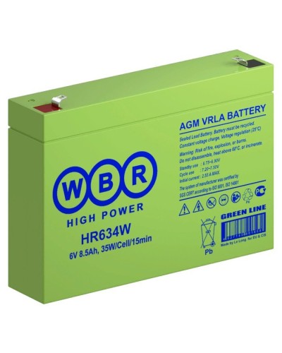 WBR HR634W. Аккумулятор герметичный свинцово-кислотный. WBR в Хасавюрте