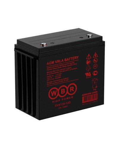 WBR EVX135-12G. Аккумулятор герметичный свинцово-кислотный. WBR в Хасавюрте