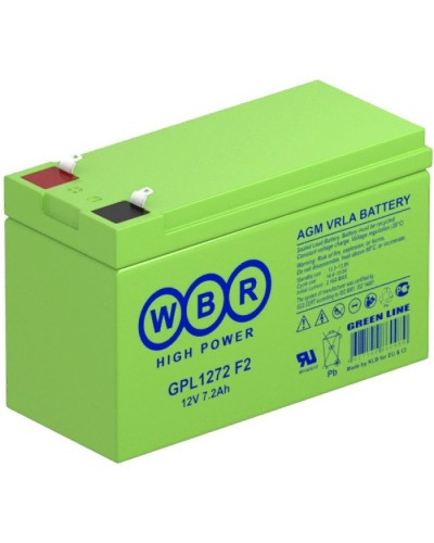 WBR GPL1272 F2. Аккумулятор герметичный свинцово-кислотный. WBR в Хасавюрте