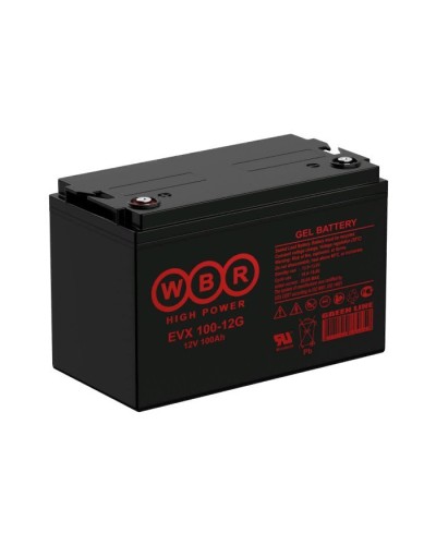 WBR EVX100-12G. Аккумулятор герметичный свинцово-кислотный. WBR в Хасавюрте