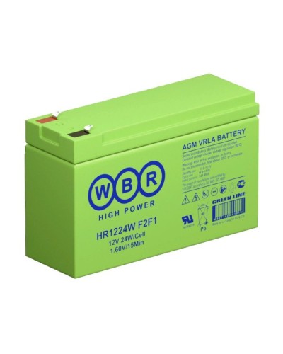 WBR HR1224W F2F1. Аккумулятор герметичный свинцово-кислотный. WBR в Хасавюрте