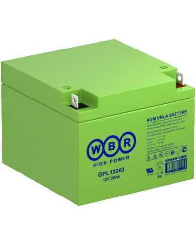 WBR GPL12260. Аккумулятор герметичный свинцово-кислотный. WBR в Хасавюрте