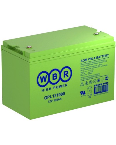 WBR GPL121000. Аккумулятор герметичный свинцово-кислотный. WBR в Хасавюрте