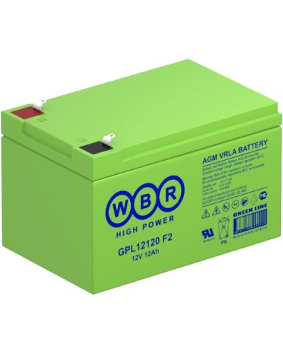 WBR GPL12120 F2. Аккумулятор герметичный свинцово-кислотный. WBR в Хасавюрте