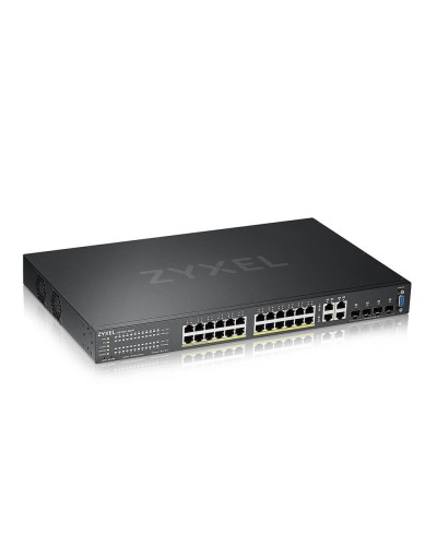 GS2220-28HP-EU0101F. Гибридный L2 коммутатор PoE+. ZYXEL в Хасавюрте