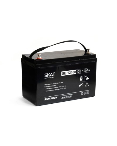 SKAT SB 12100 (2542). Аккумулятор герметичный свинцово-кислотный. Бастион в Хасавюрте