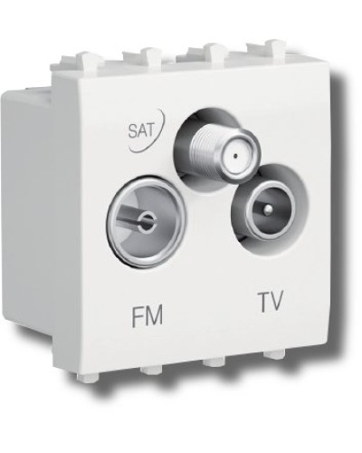 Розетка TV-FM-SAT Avanti 1 модуль черный квадрат (4402532): Розетка TV-FM-SAT в Хасавюрте