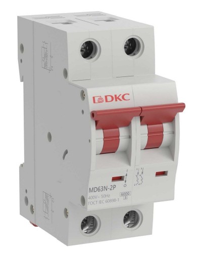 YON max MD63N 2P 50А 6кА C (MD63N-2PC50). Автоматический выключатель. ДКС в Хасавюрте