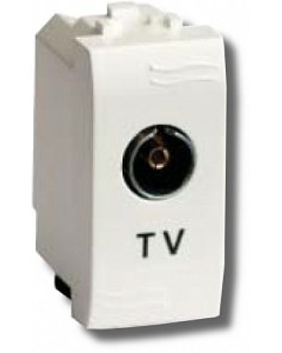 Розетка TV проходная Brava 1 модуль слоновая кость (75581S): Розетка TV в Хасавюрте