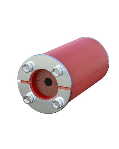 Проходка круглая, нержавеющая, D31х40 мм для кабелей D4-17 мм (DXF3112): Проходка круглая, нержавеющая в Хасавюрте