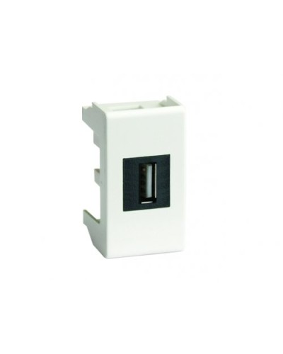 Розетка USB 2.0 Brava 1 модуль слоновая кость (75200S): Розетка USB в Хасавюрте