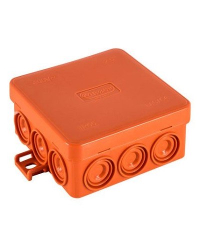 Коробка JBL085 85х85х38, 12 вых., 6P (0,15...2,5мм²) (43255HF): Коробка монтажная, огнестойкая, без галогена в Хасавюрте