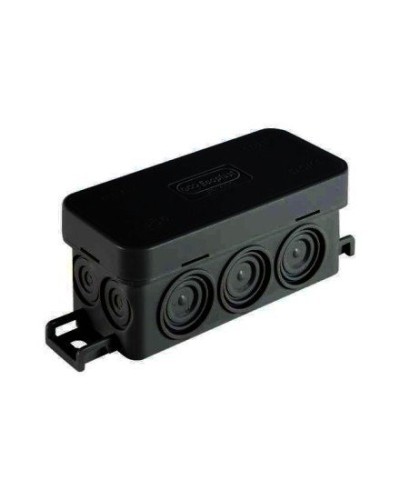 Коробка JBL090 90х42х40, 10 вых., IP55, черная (44055BL-1). Коробка монтажная. Экопласт в Хасавюрте
