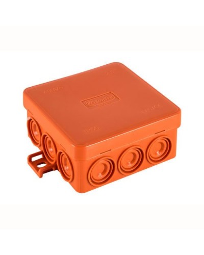 Коробка JBL085 85х85х38, 12 вых., 6P (0,15-6мм²) (43855HF): Коробка монтажная, огнестойкая, без галогена в Хасавюрте