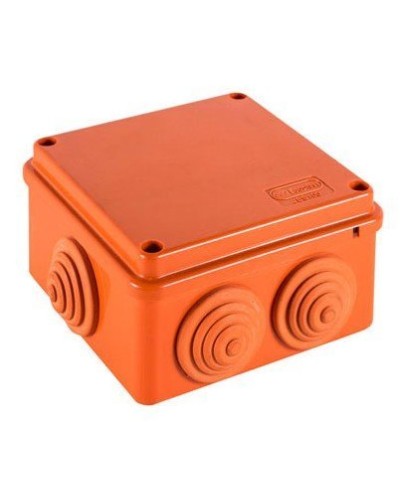 Коробка JBS100 100х100х55, 6 вых., 10P, (0,15-2,5мм²) (43427HF): Коробка монтажная, огнестойкая, без галогена в Хасавюрте