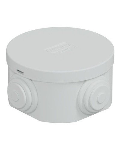 Коробка JBR065 D=65х35, 4 вых., IP44, белая (44004W-1). Коробка монтажная. Экопласт в Хасавюрте
